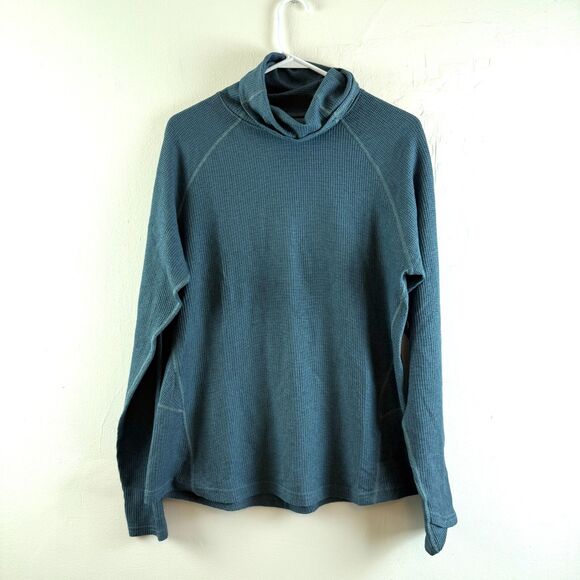 Kuhl Women’s Petra Turtleneck Size XL Blue Waffle Knit Soft & Warm NEW! - Picture 1 of 10
